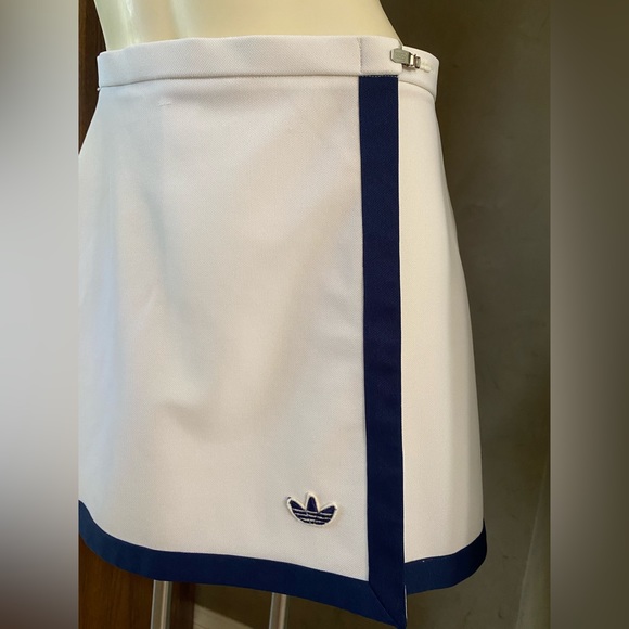 ADIDAS Tennis MINI Wrap SKIRT real VINTAGE 80's 90's Women’s size 12 - Picture 16 of 16